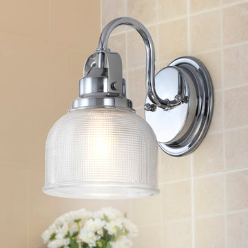 Virginia Metal/Glass LED Vanity Light - JONATHAN Y